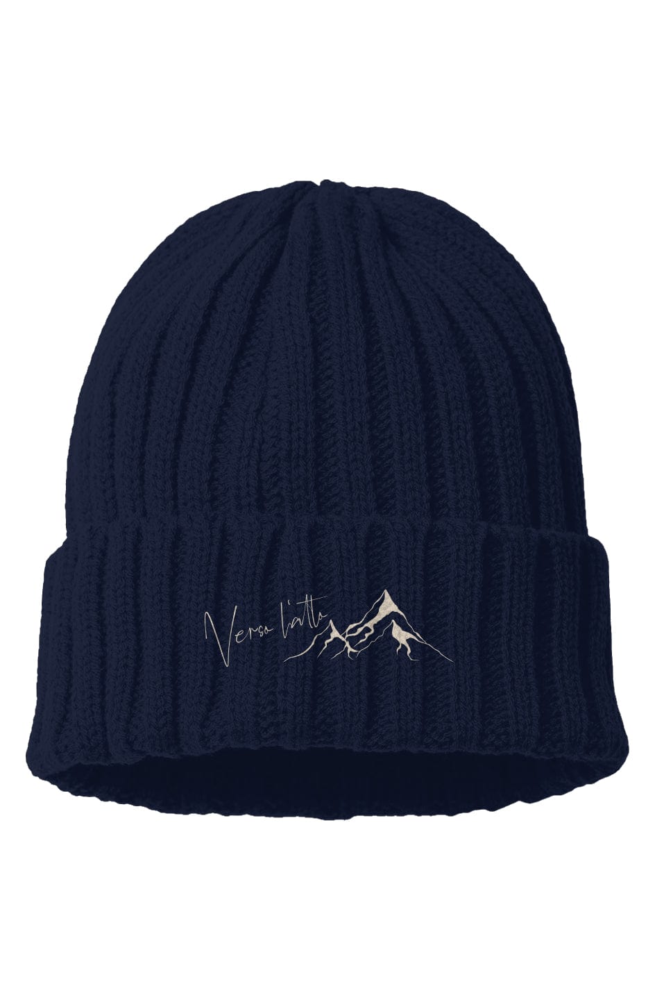 Apliiq beanies navy / One Size Frassati Sustainable Cable Knit Beanie