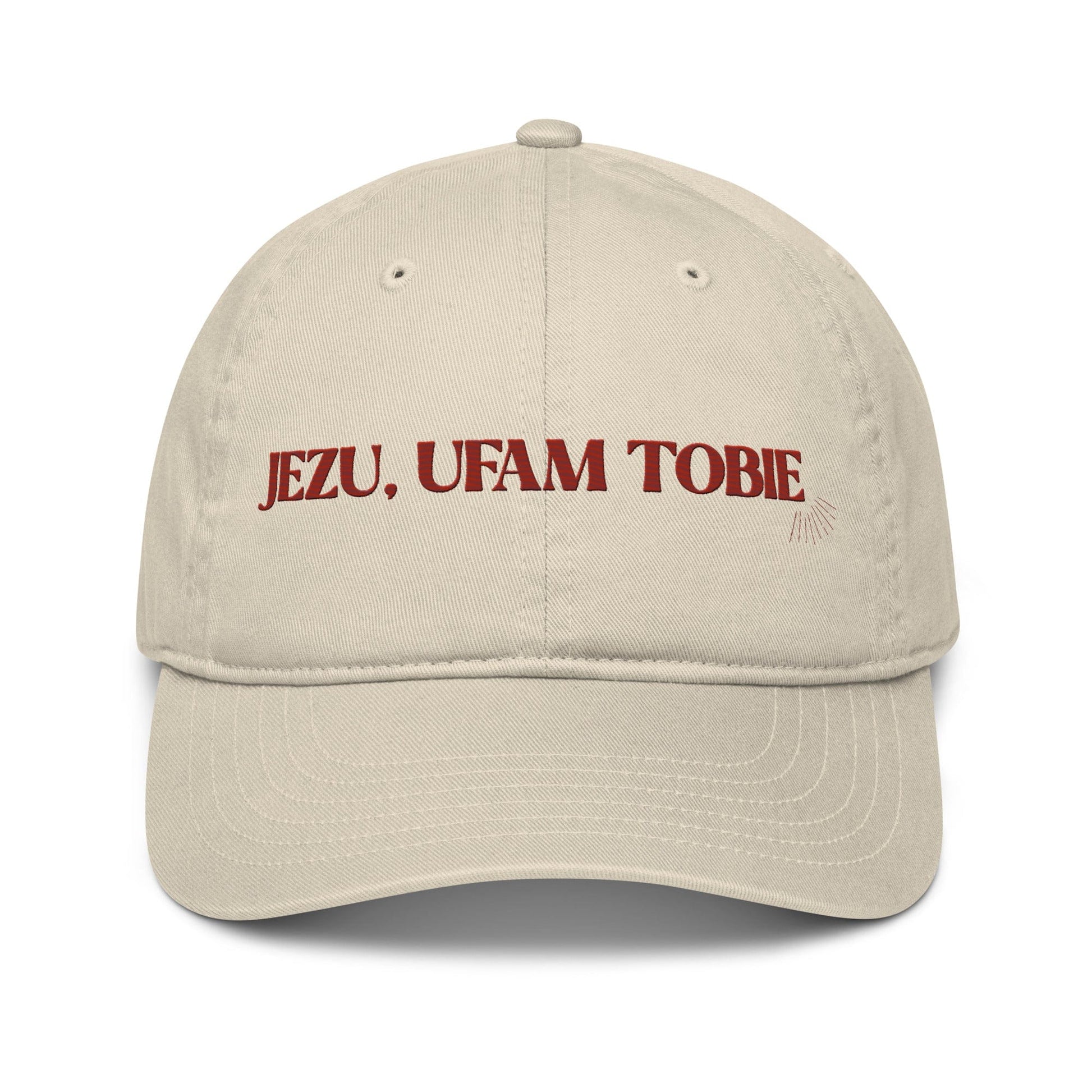 Apliiq hats Oyster / one size Divine Mercy Embroidered Organic Cotton Cap