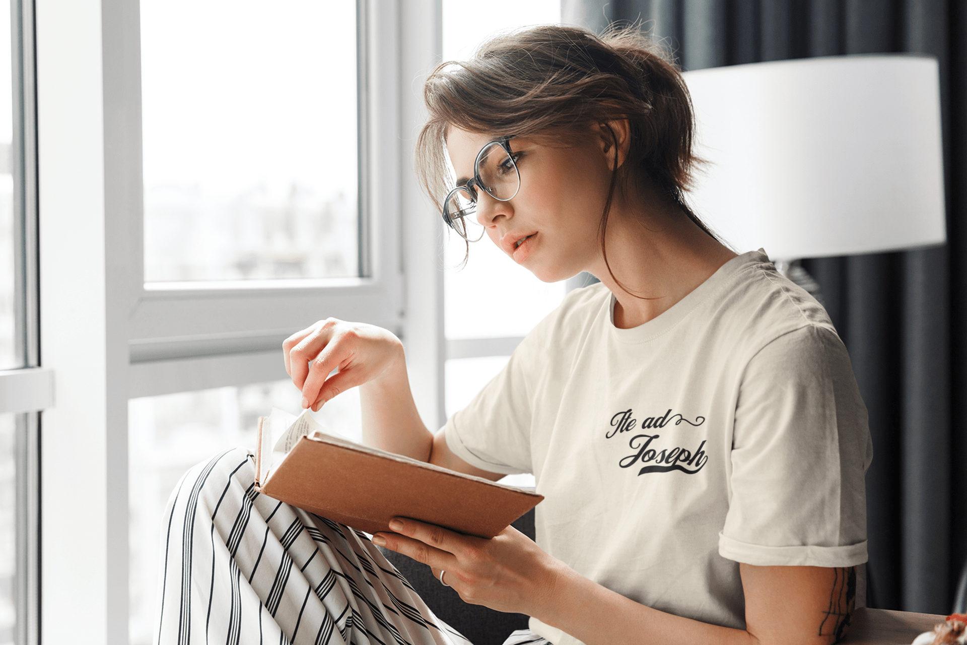Apliiq tshirt Ite ad Joseph (Go to Joseph) Organic Cotton Tee