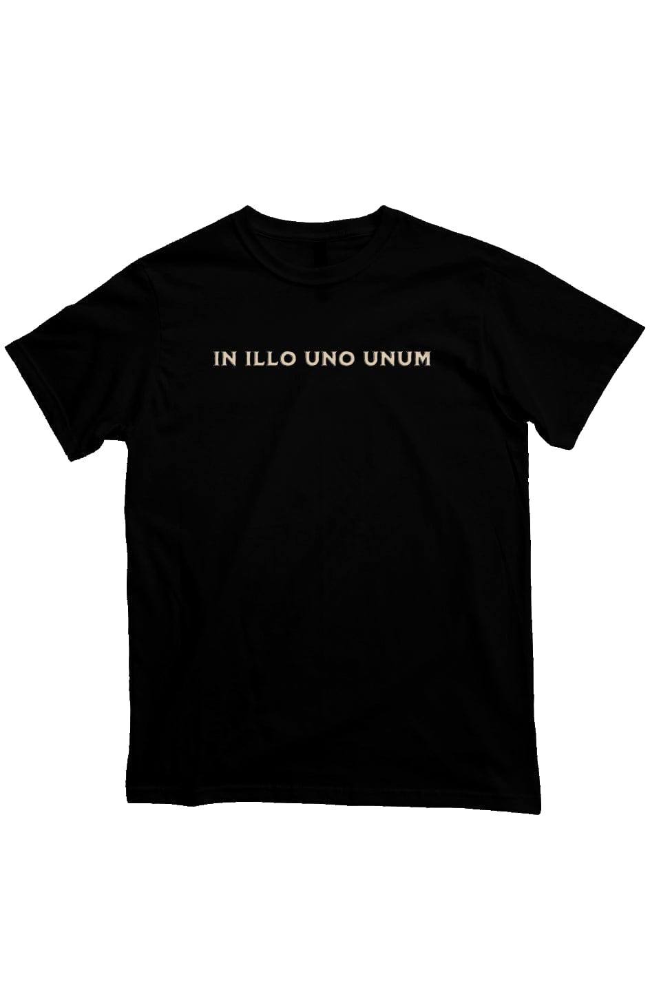 Apliiq tshirts black / s In Illo Uno Unum Pope Leo Organic Cotton Tee