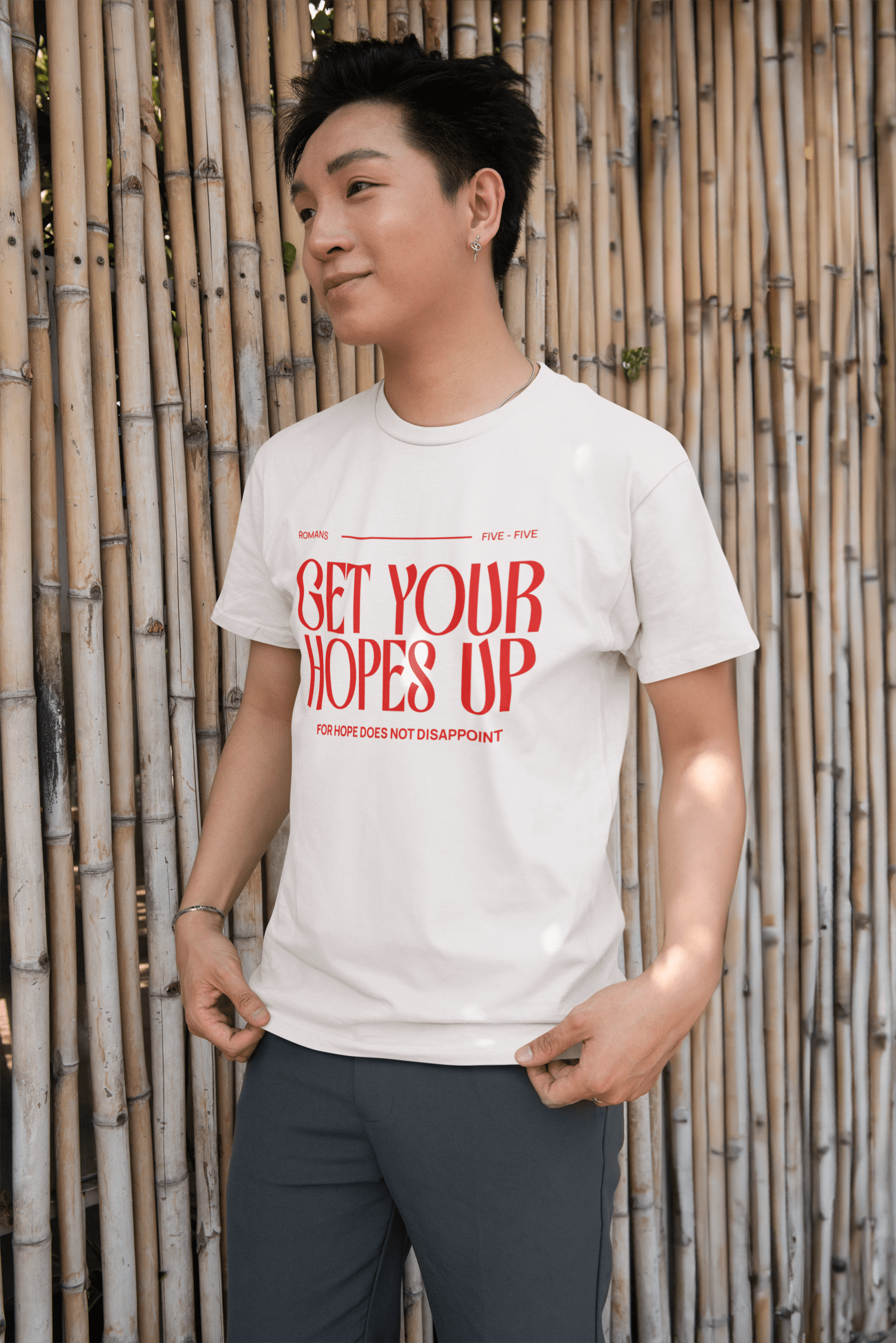 Apliiq tshirts Hopes Up Unisex Premium Ring-Spun Cotton Tee