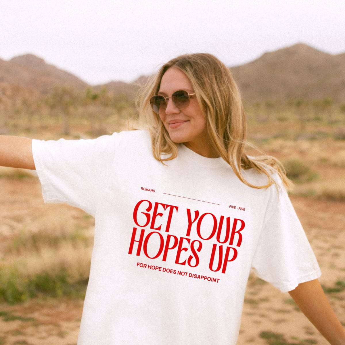 Apliiq tshirts Hopes Up Vintage Wash Oversized Tee