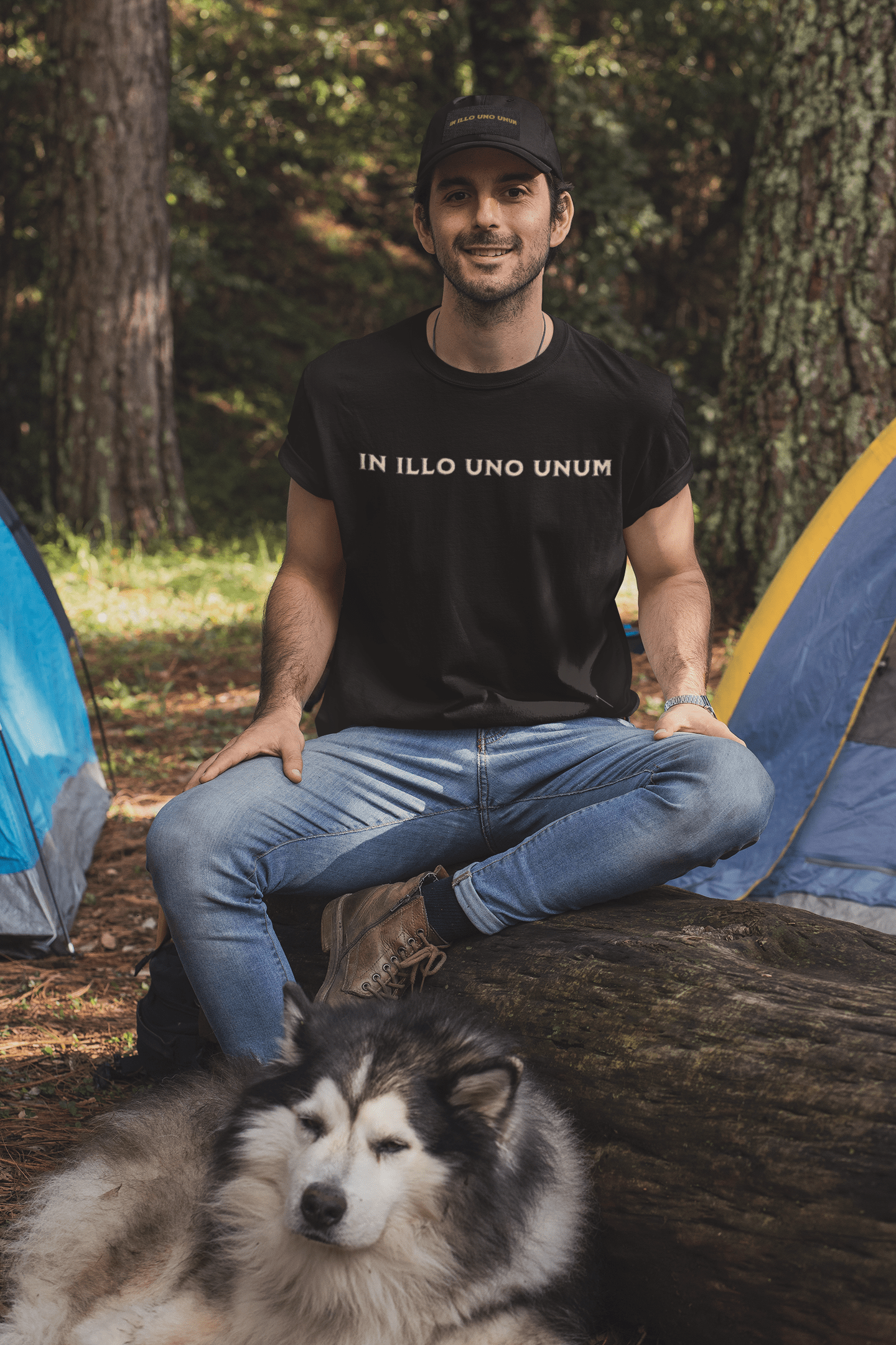 Apliiq tshirts In Illo Uno Unum Pope Leo Organic Cotton Tee