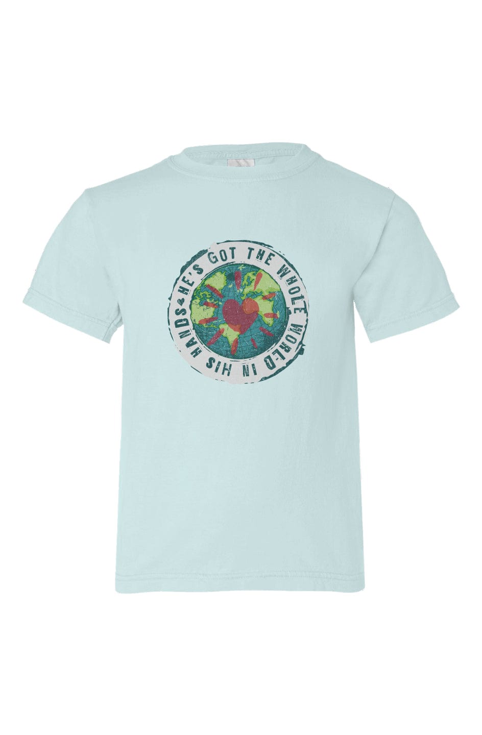 Apliiq tshirts light blue / 2 In His Hands Kid's Organic Tee