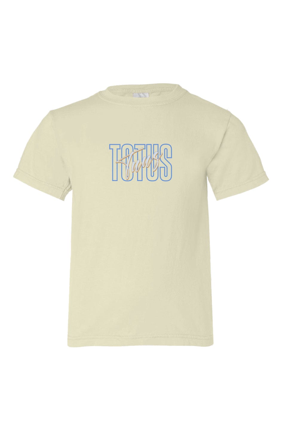Apliiq tshirts light yellow / 2 Totus Tuus Kid's Organic Cotton Tee