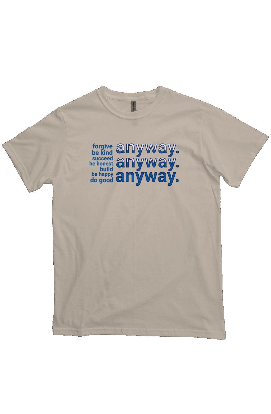 Apliiq tshirts natural / s "Anyway" Organic Cotton Tee