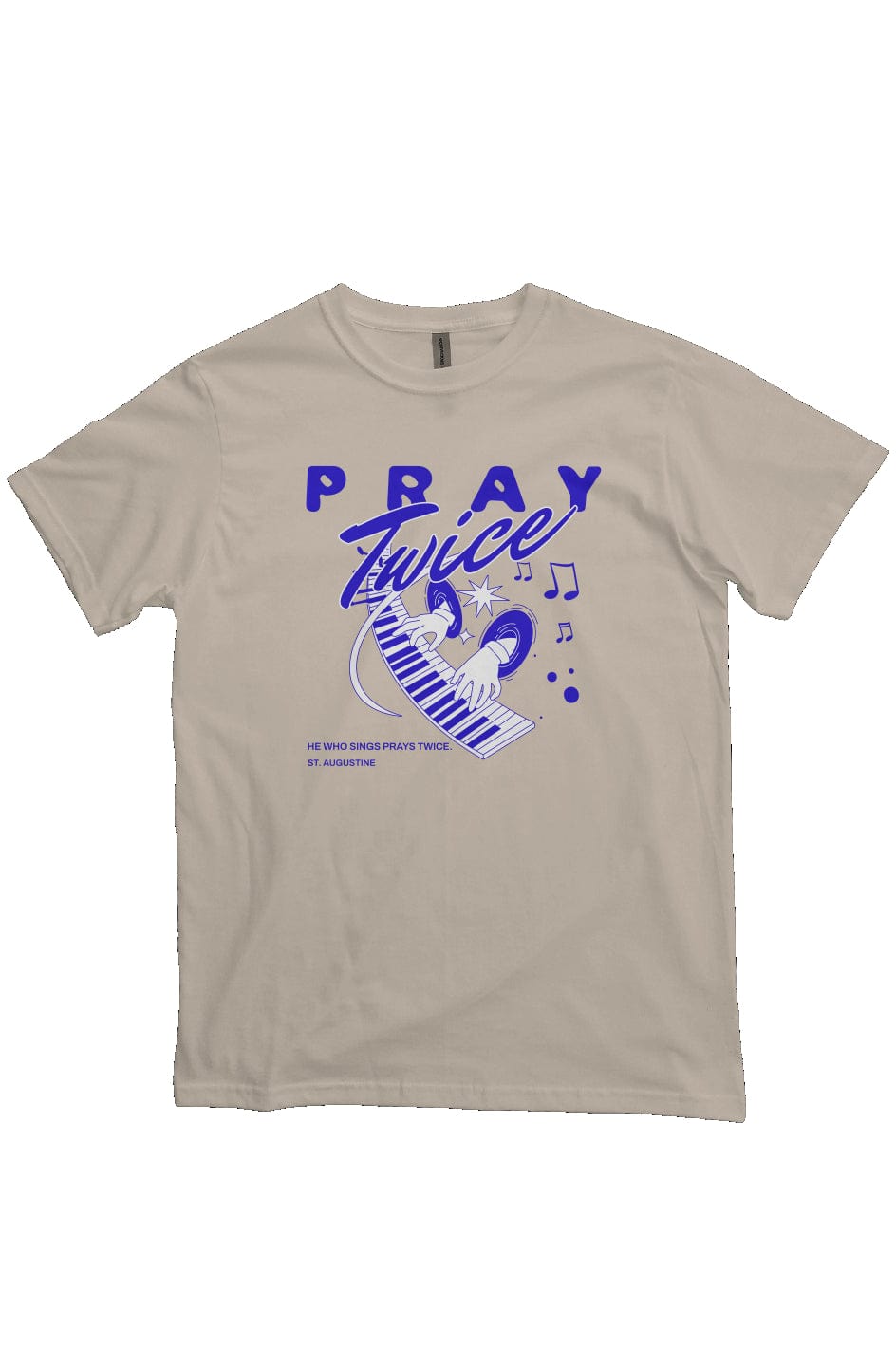 Apliiq tshirts natural / s Pray Twice Organic Cotton Tee
