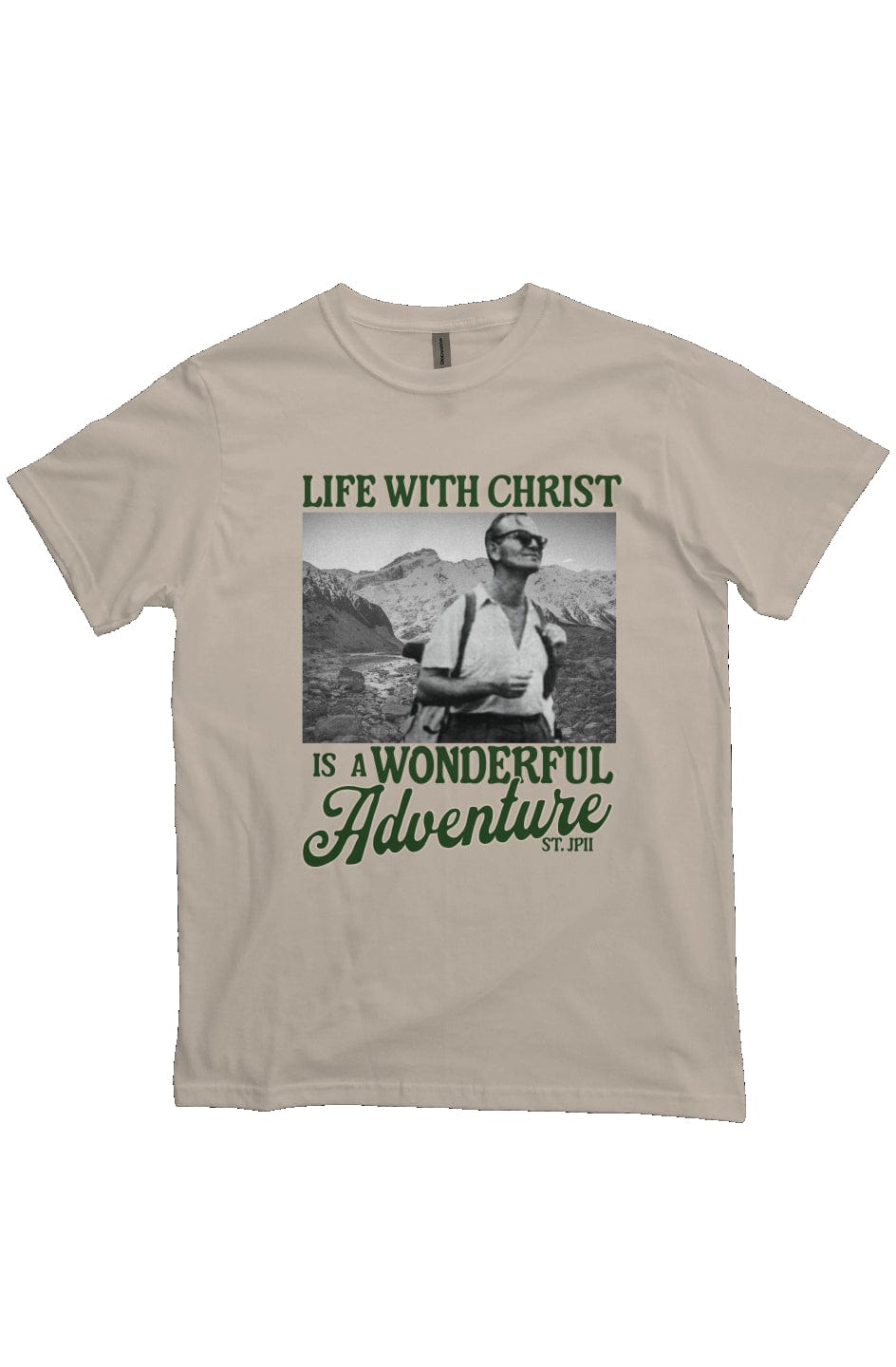 Apliiq tshirts natural / s St. JPII Adventure Organic Cotton Tee