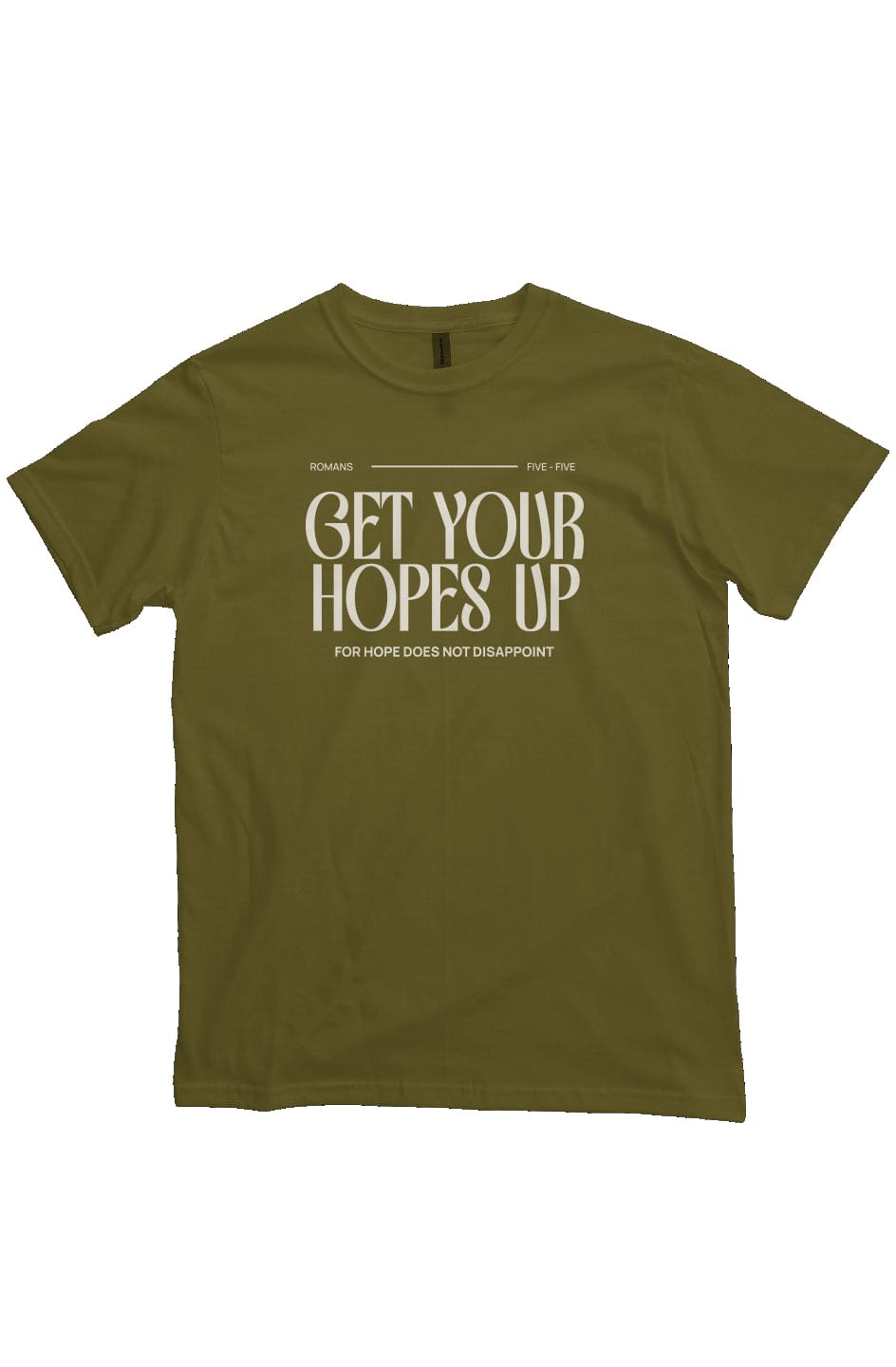 Apliiq tshirts Olive / s Hopes Up Organic Cotton Tee