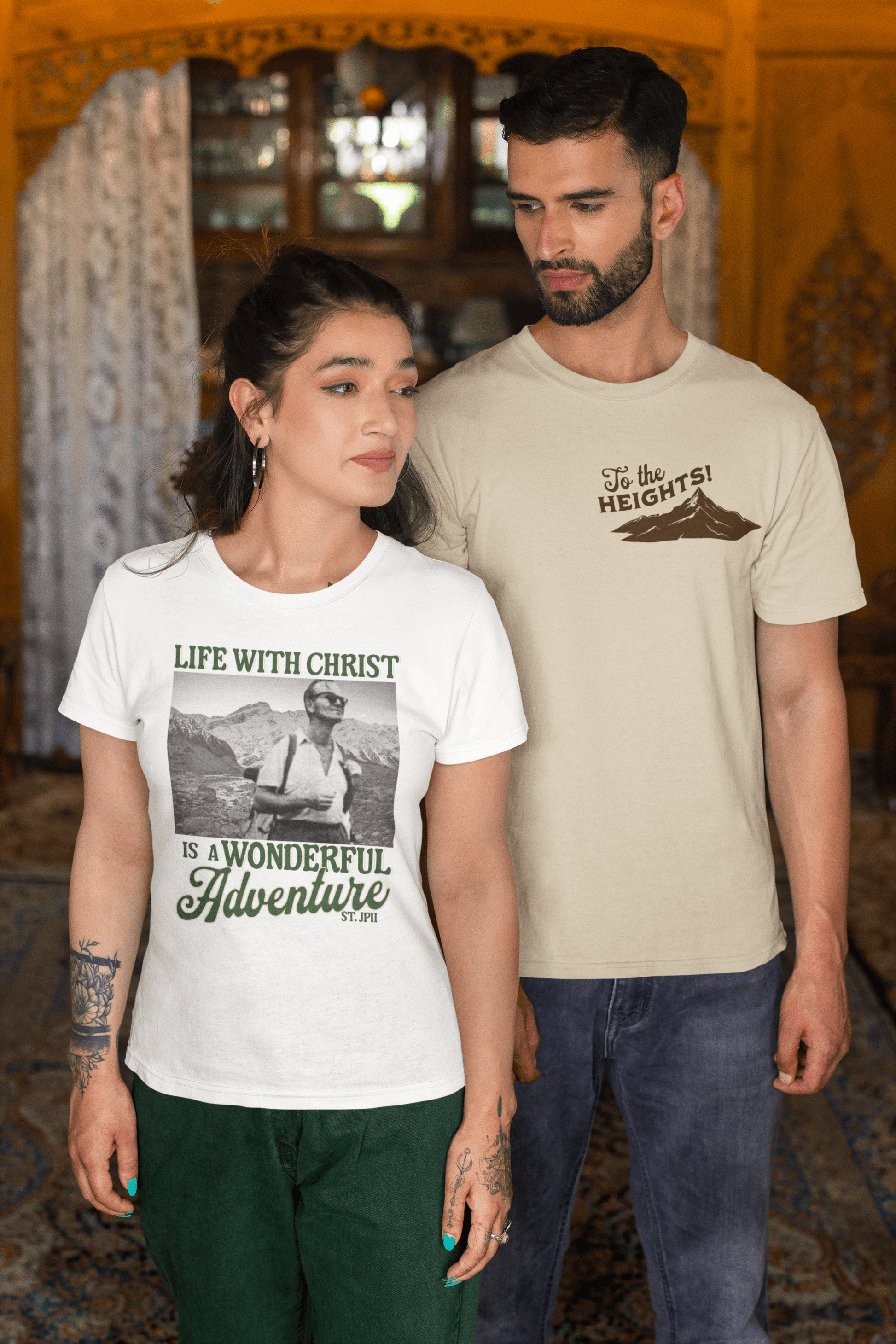 Apliiq tshirts St. JPII Adventure Organic Cotton Tee