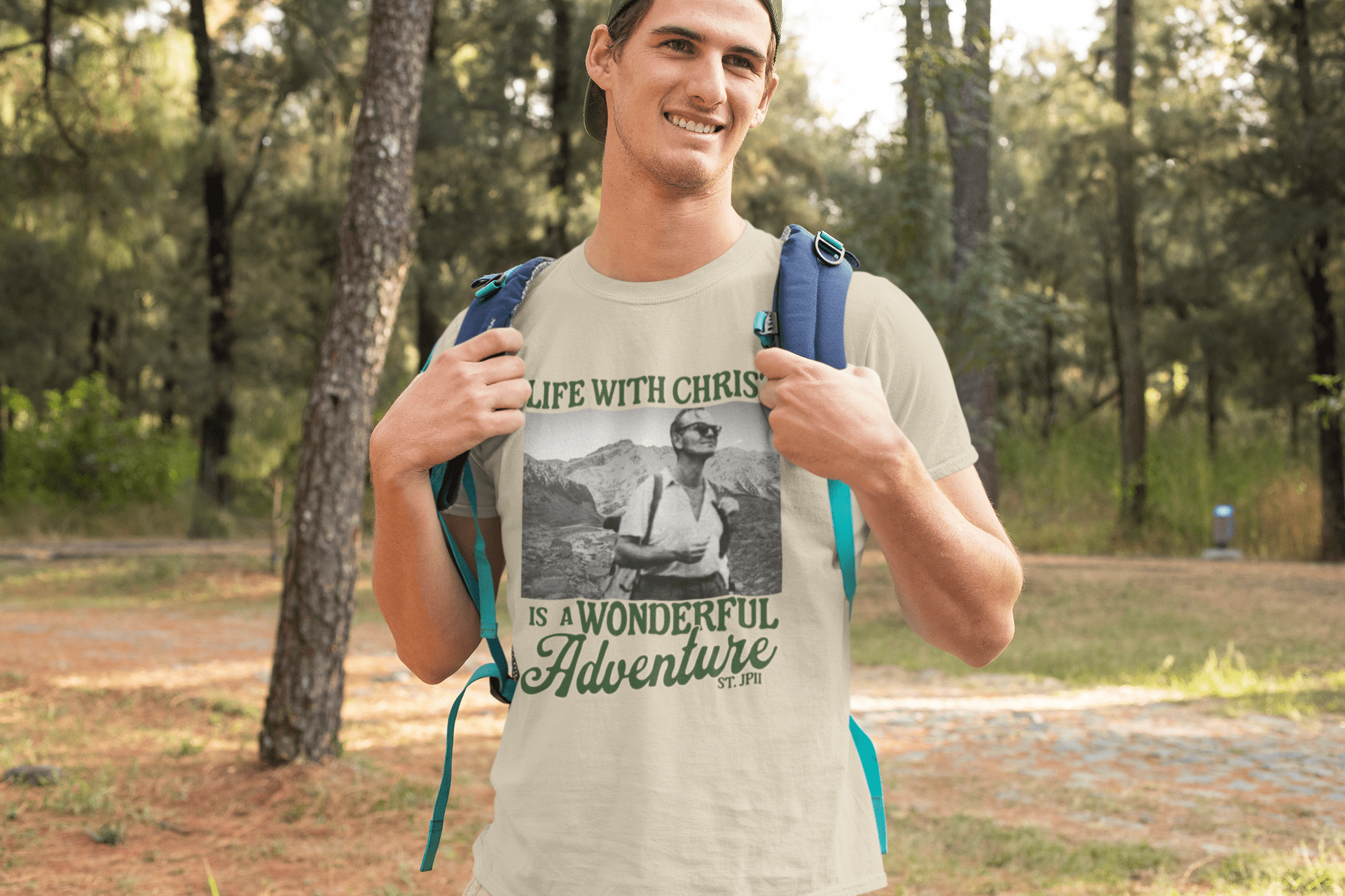 Apliiq tshirts St. JPII Adventure Organic Cotton Tee
