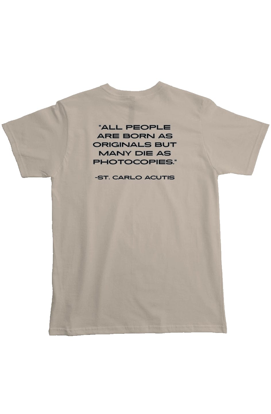 Apliiq tshirts Stay Original St. Carlo Organic Cotton Tee