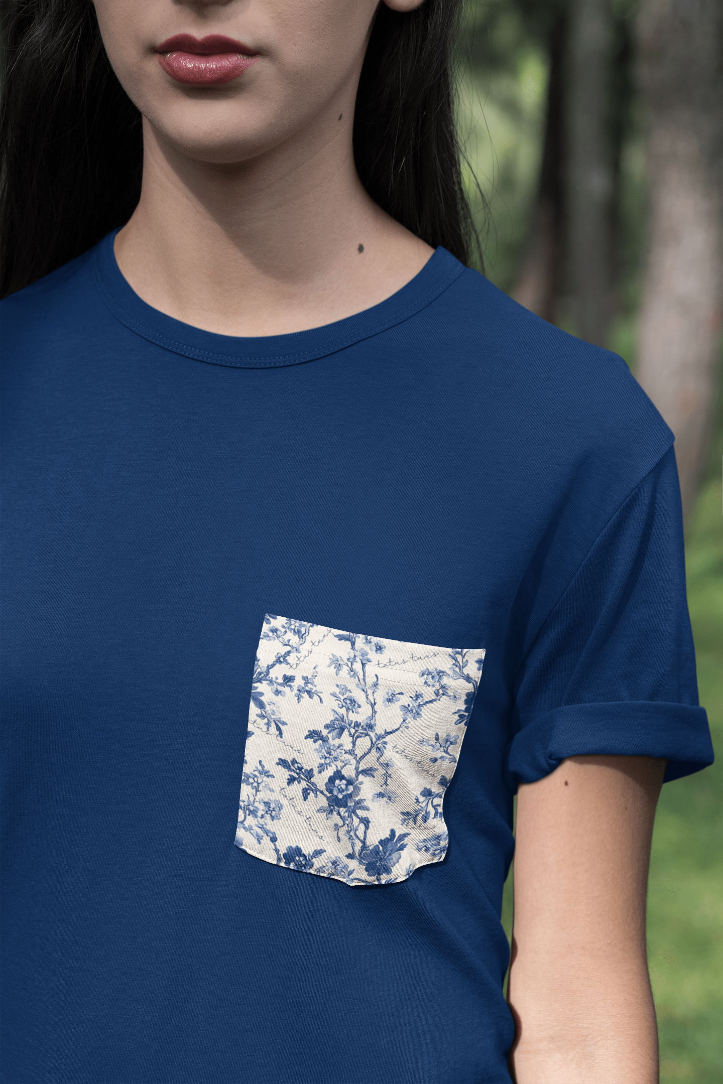 Apliiq tshirts Totus Tuus Organic Cotton Heavyweight Pocket Tee