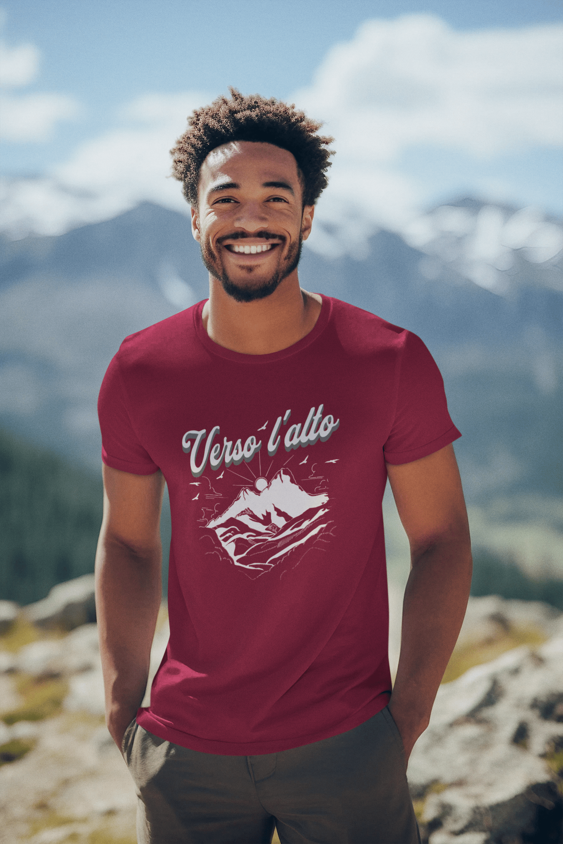 Apliiq tshirts Verso l'alto Unisex Premium Ring-Spun Cotton "Frassa-Tee"