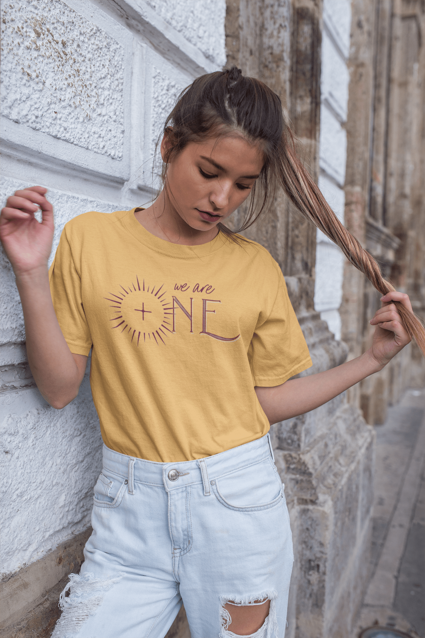 Apliiq tshirts We Are One Organic Cotton Tee