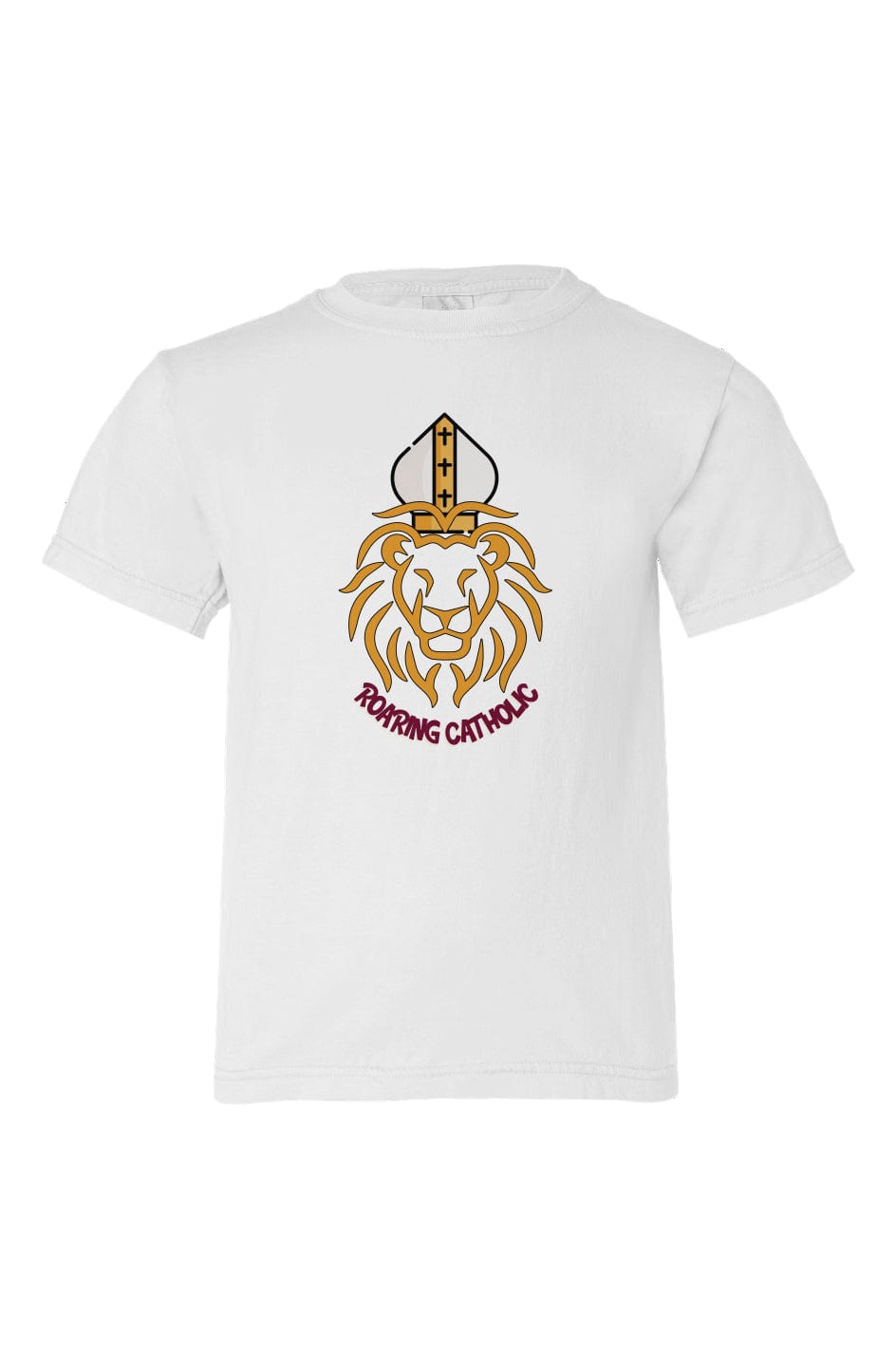 Apliiq tshirts white / 2 Roaring Catholic Organic Cotton Kid's Tee