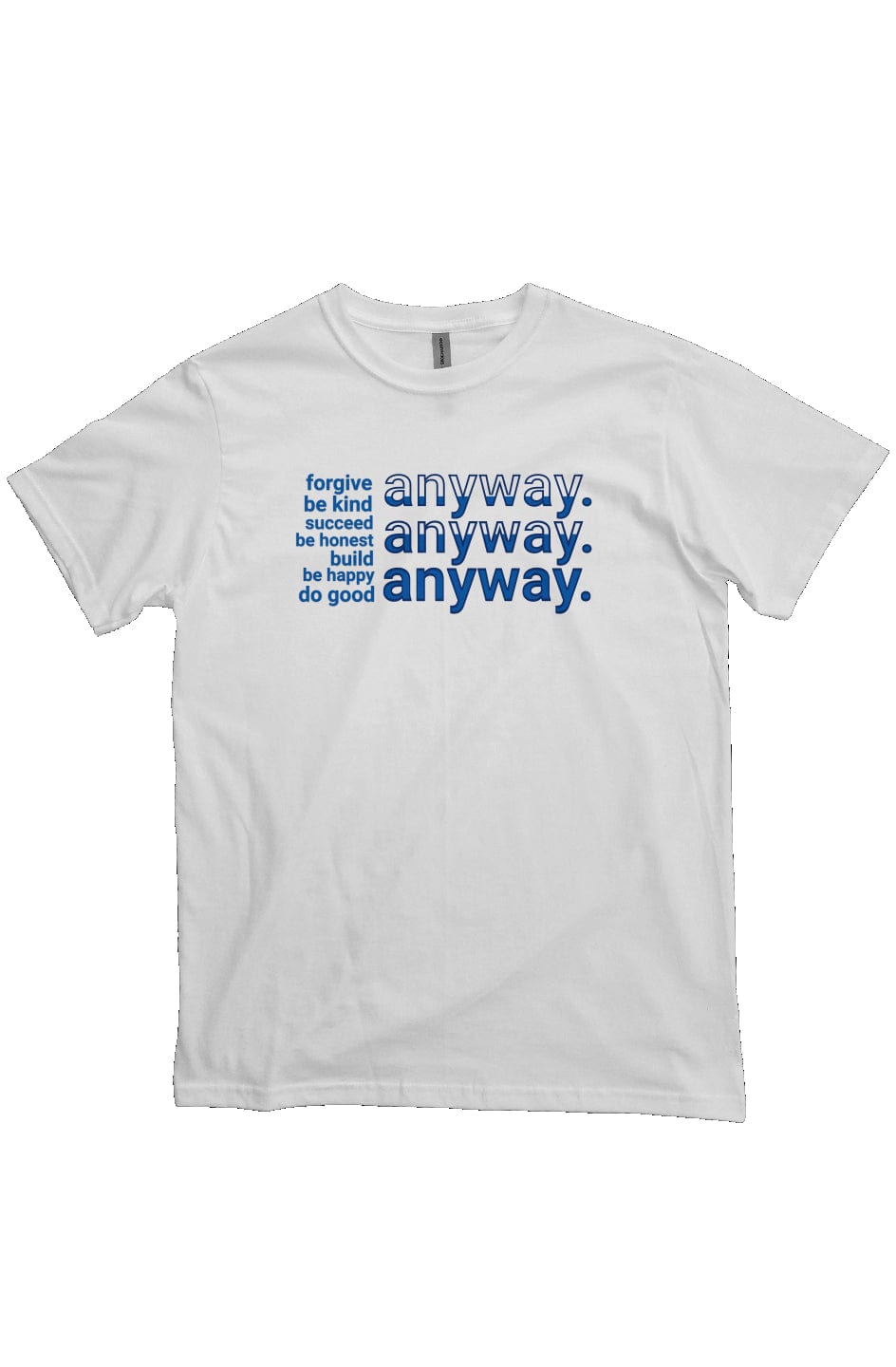Apliiq tshirts white / s "Anyway" Organic Cotton Tee