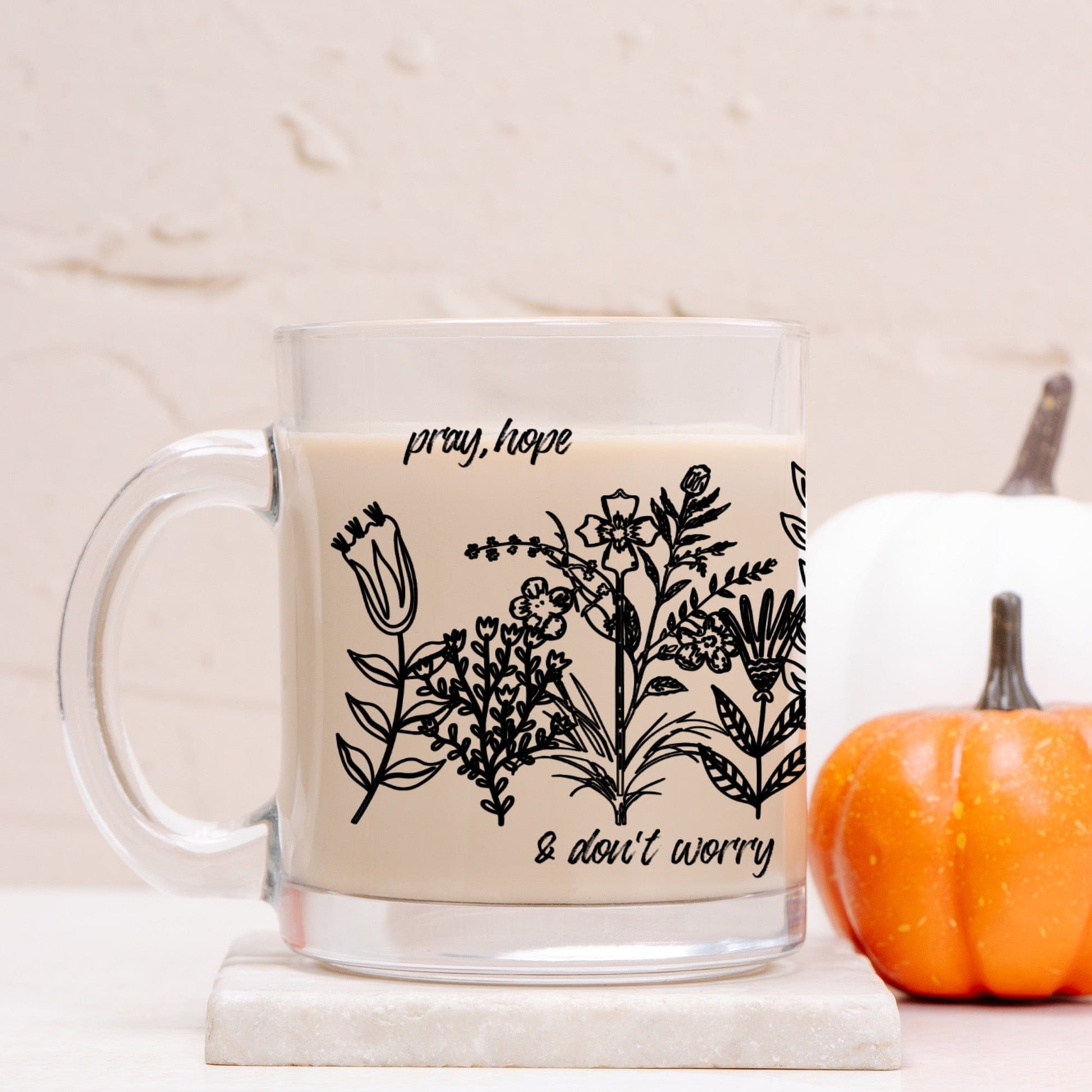 Dappled Designs Mugs Pio Wildflower Mug Glass