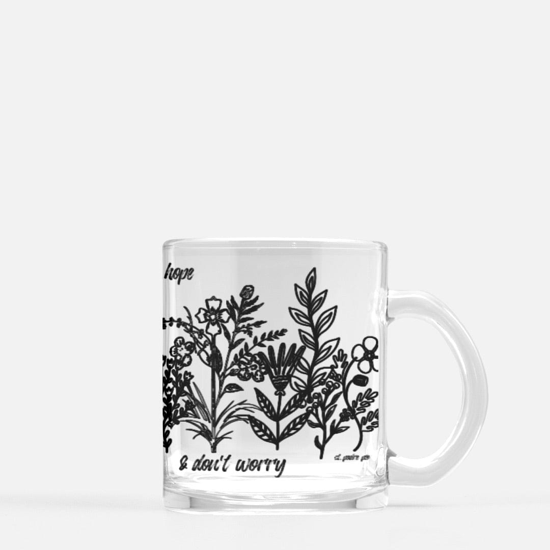 Dappled Designs Mugs Pio Wildflower Mug Glass