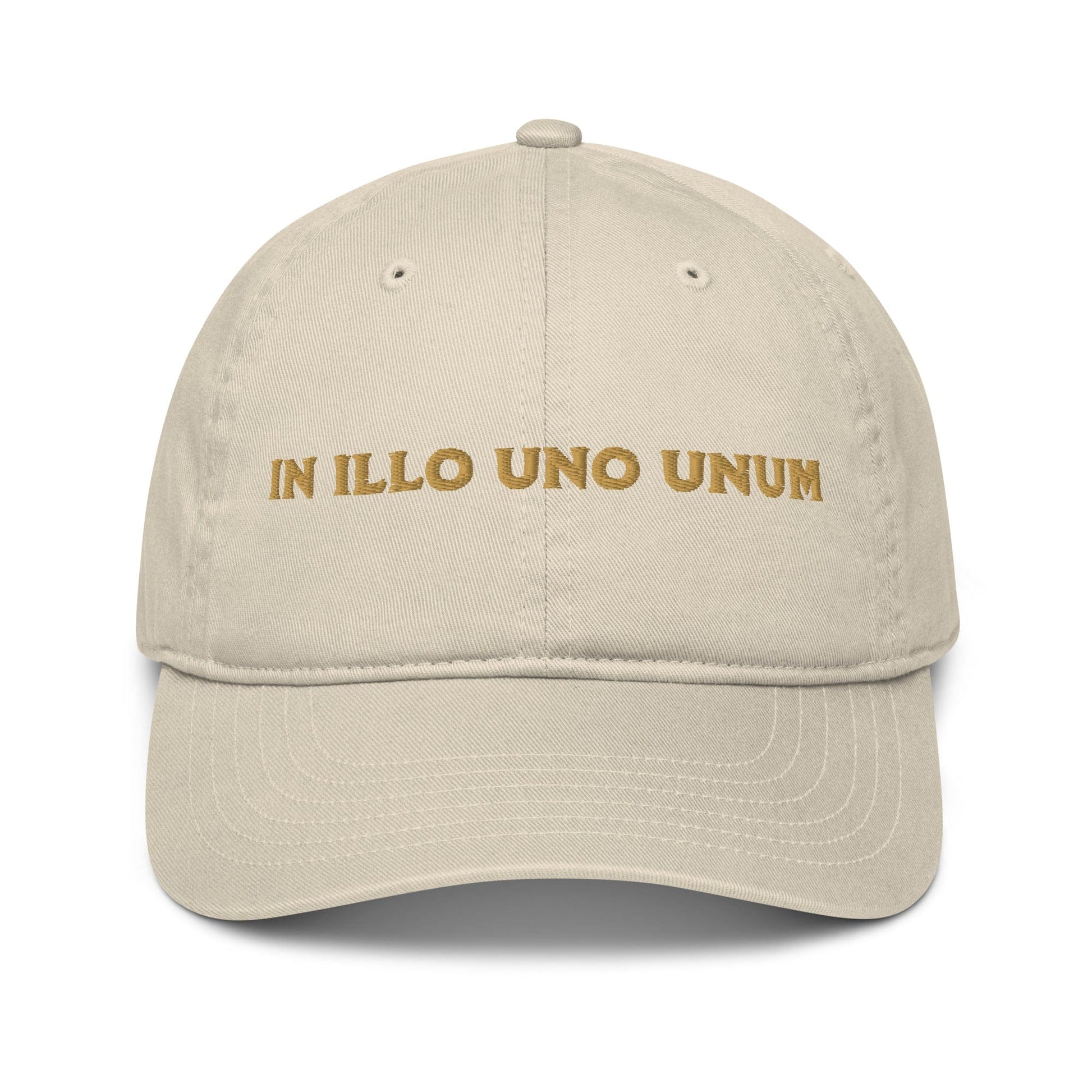 Dappled Glory hats Oyster In Illo Uno Unum Organic Cotton Classic Dad Cap