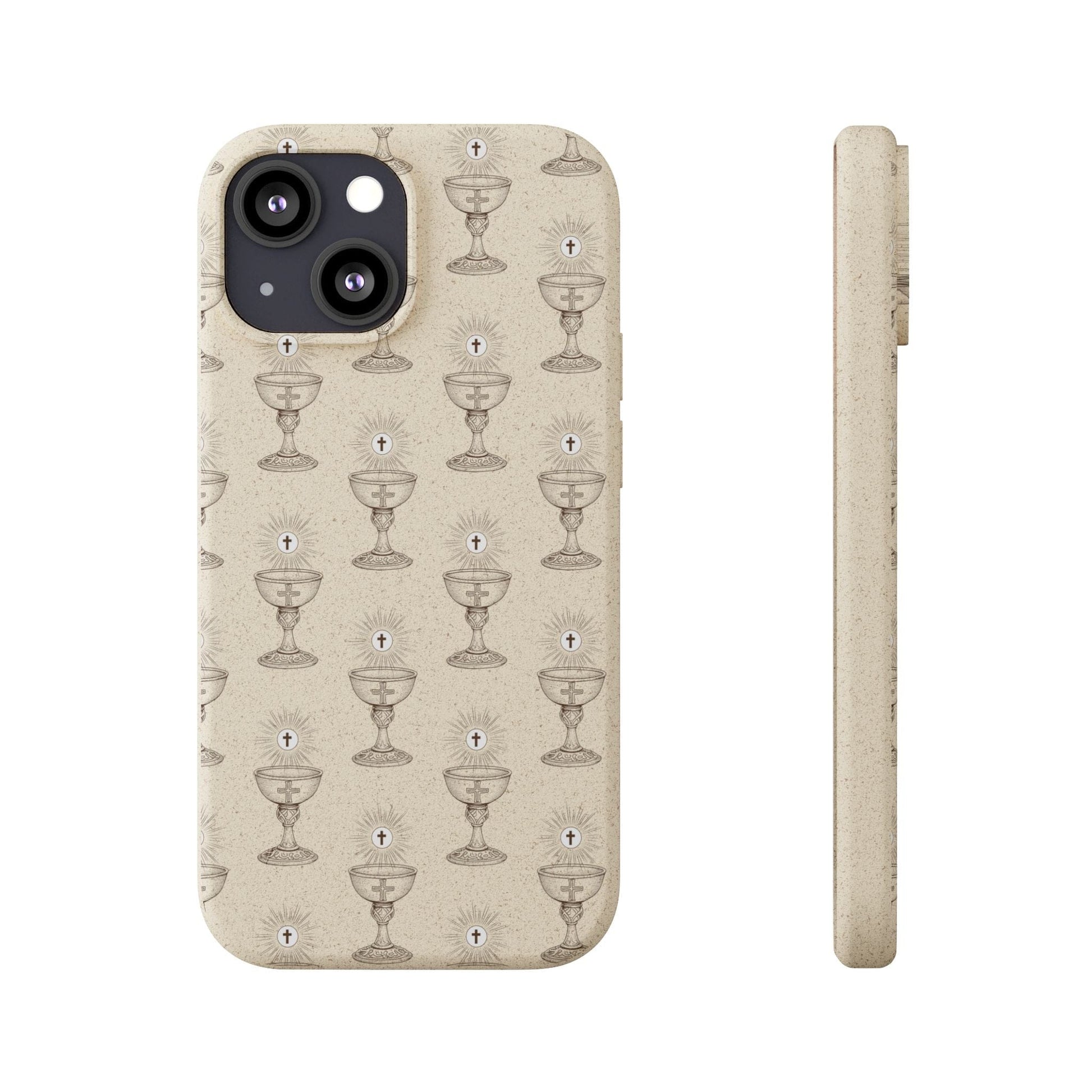 Printify Phone Case iPhone 13 Mini Eucharist Biodegradable Phone Case
