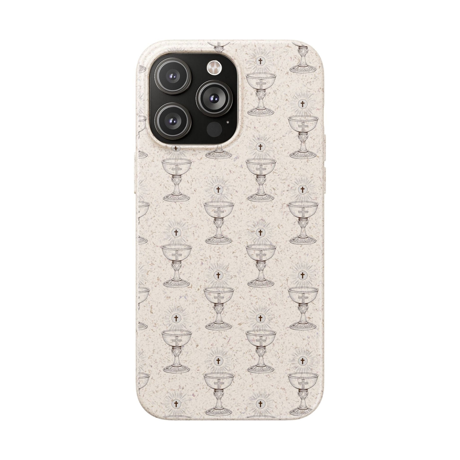 Printify Phone Case iPhone 14 Pro Max Eucharist Biodegradable Phone Case