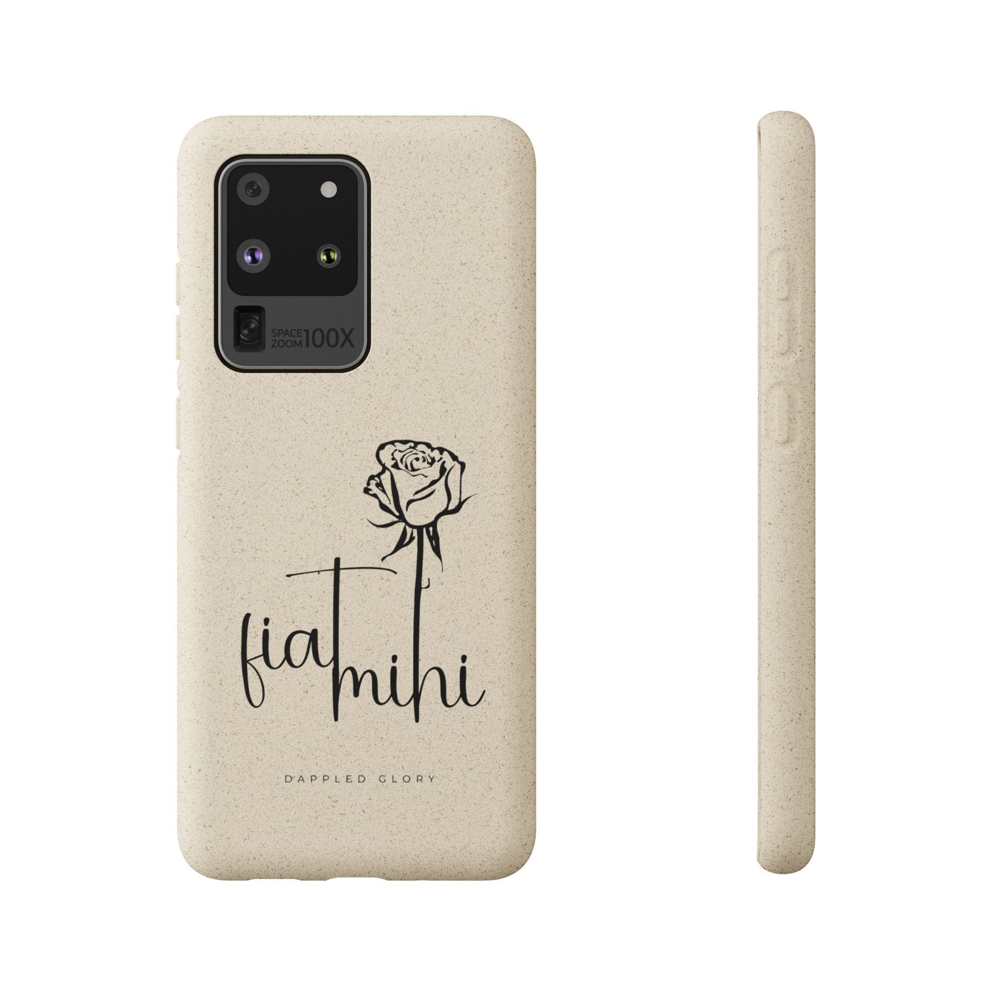 Printify Phone Case Samsung Galaxy S20 Ultra Fiat Mihi Eco-Friendly Biodegradable Phone Case with Floral Design