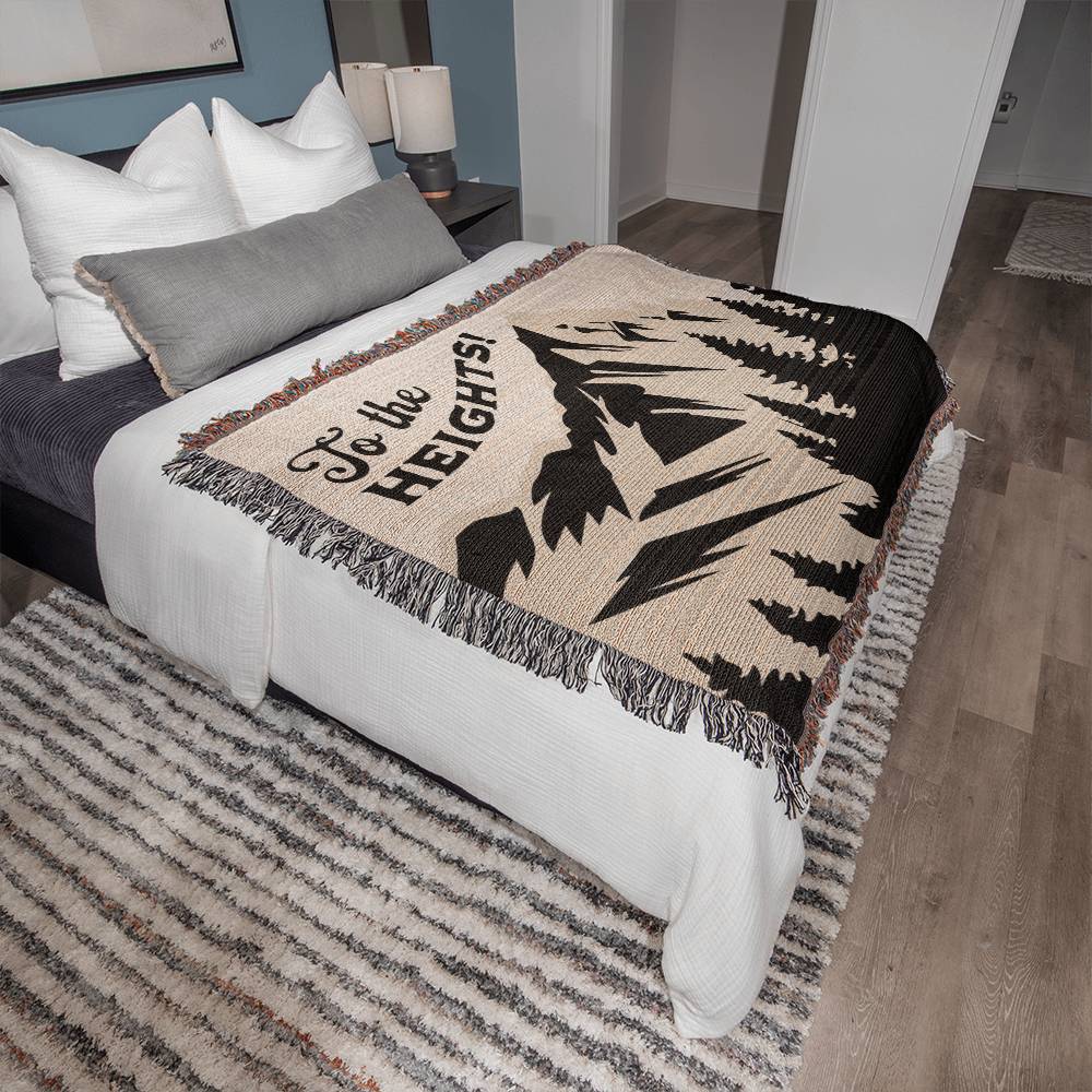 ShineOn Fulfillment Blanket To the Heights! Heirloom Woven Blanket