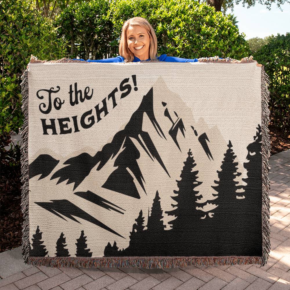 ShineOn Fulfillment Blanket To the Heights! Heirloom Woven Blanket