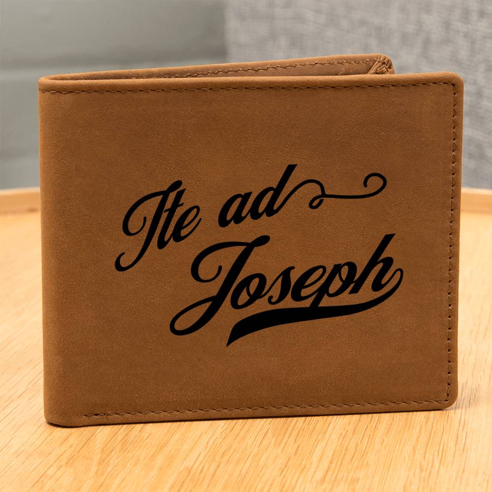 ShineOn Fulfillment Jewelry Leather Wallet Ite ad Joseph (Go to Joseph) Leather Wallet