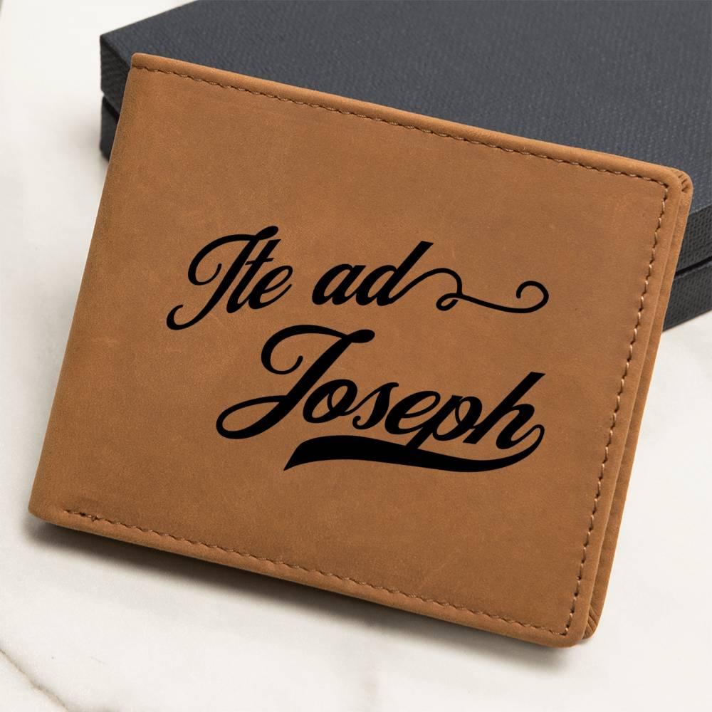 ShineOn Fulfillment Jewelry Leather Wallet Ite ad Joseph (Go to Joseph) Leather Wallet