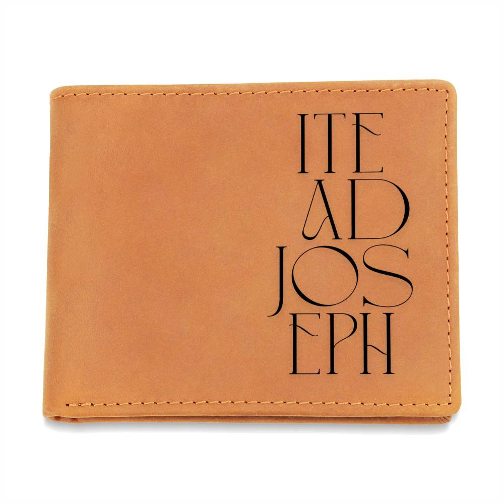 ShineOn Fulfillment Jewelry Leather Wallet Ite ad Joseph (Go to Joseph) Minimalist Leather Wallet