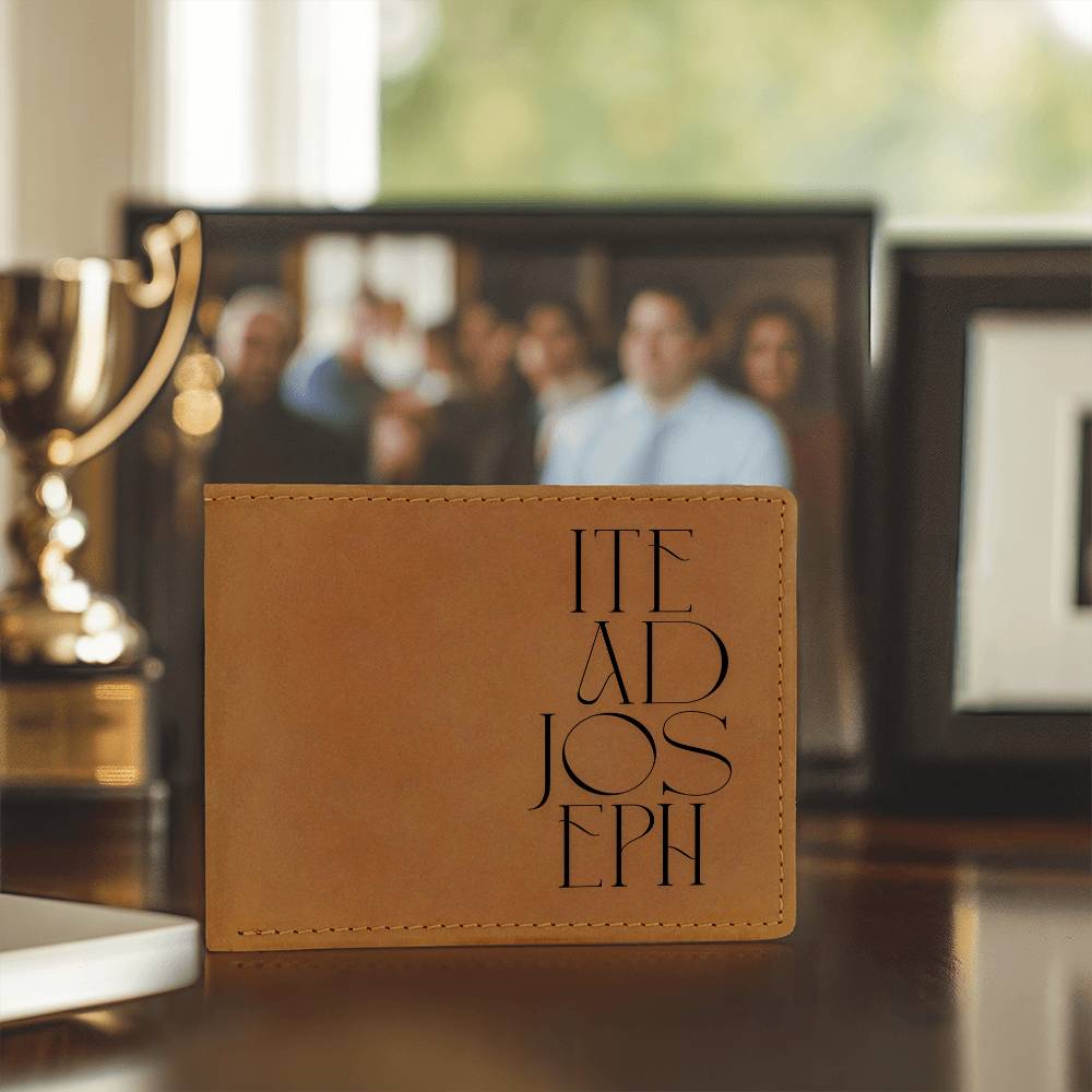 ShineOn Fulfillment Jewelry Leather Wallet Ite ad Joseph (Go to Joseph) Minimalist Leather Wallet