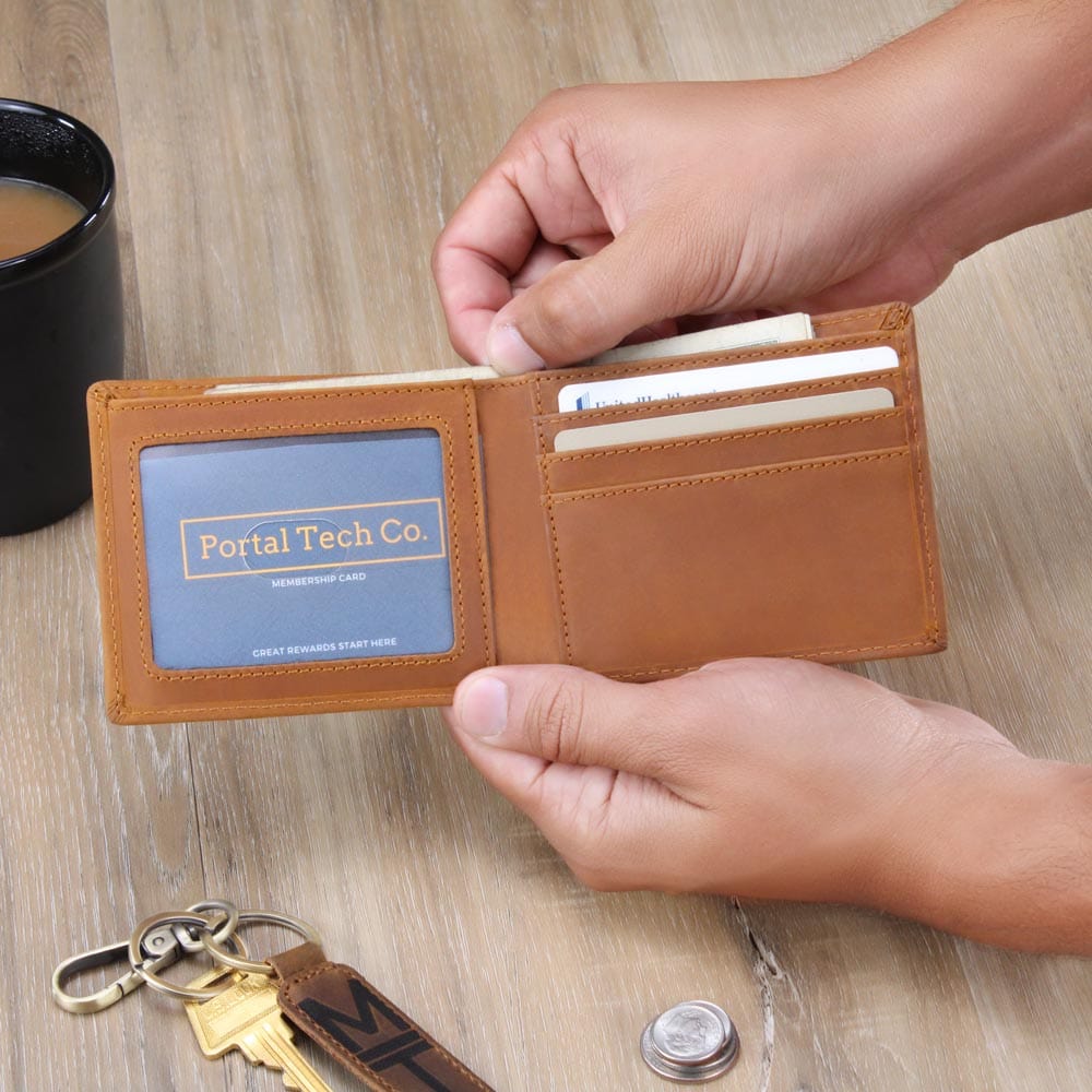 ShineOn Fulfillment Jewelry Leather Wallet Ora et Labora Leather Wallet