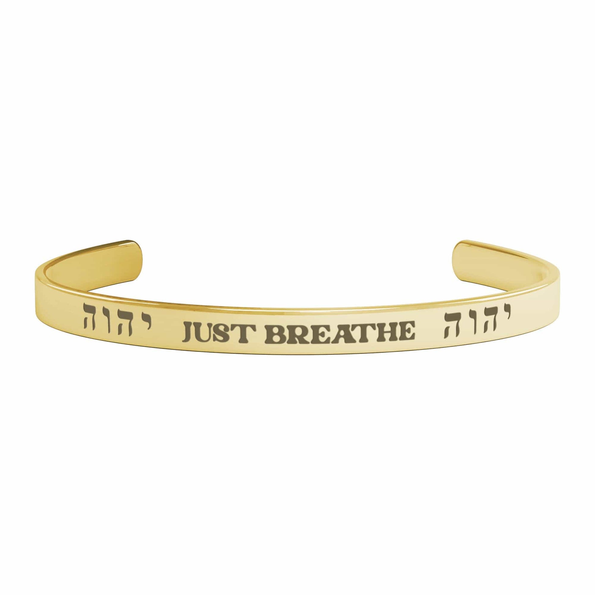 teelaunch Jewelry Hebrew YHVH Breath Cuff Bracelet