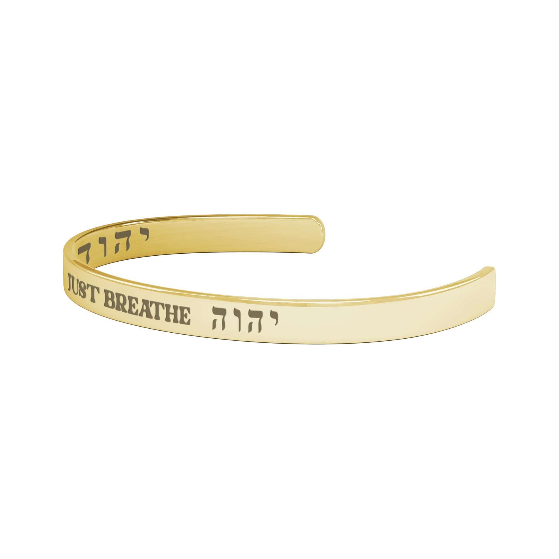 teelaunch Jewelry Hebrew YHVH Breath Cuff Bracelet