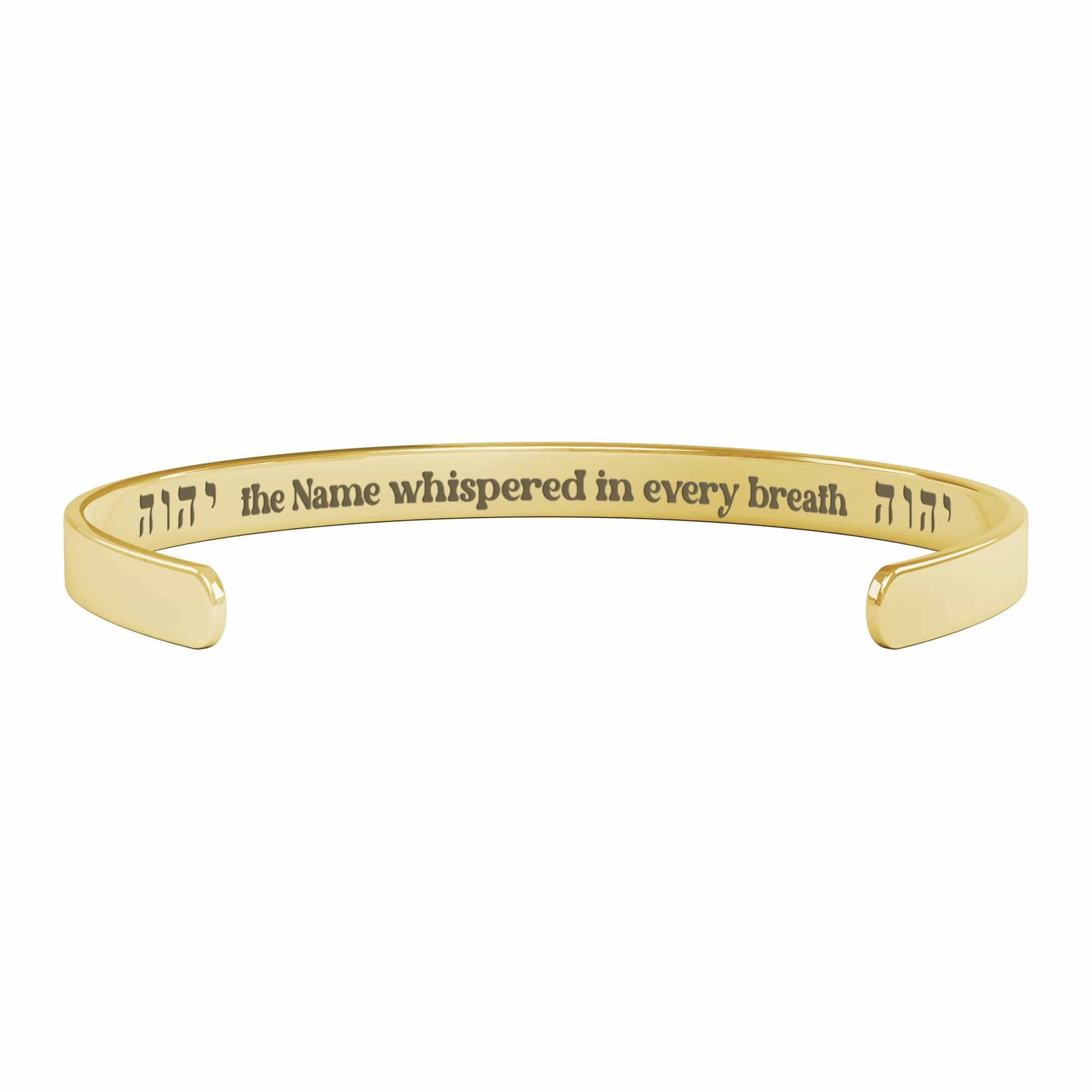 teelaunch Jewelry Hebrew YHVH Breath Cuff Bracelet