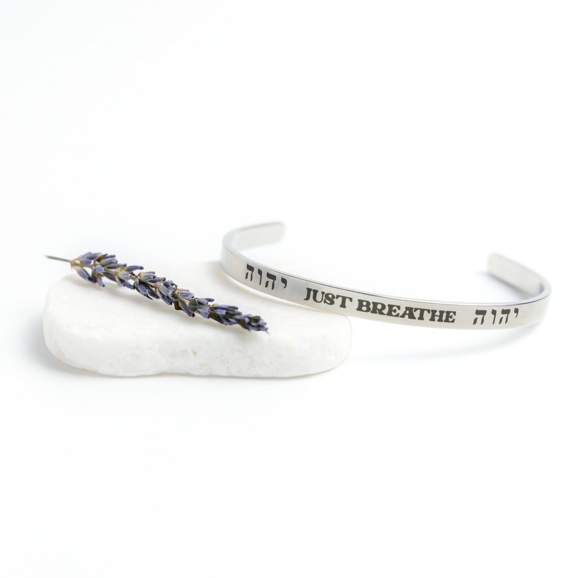 teelaunch Jewelry Hebrew YHVH Breath Cuff Bracelet