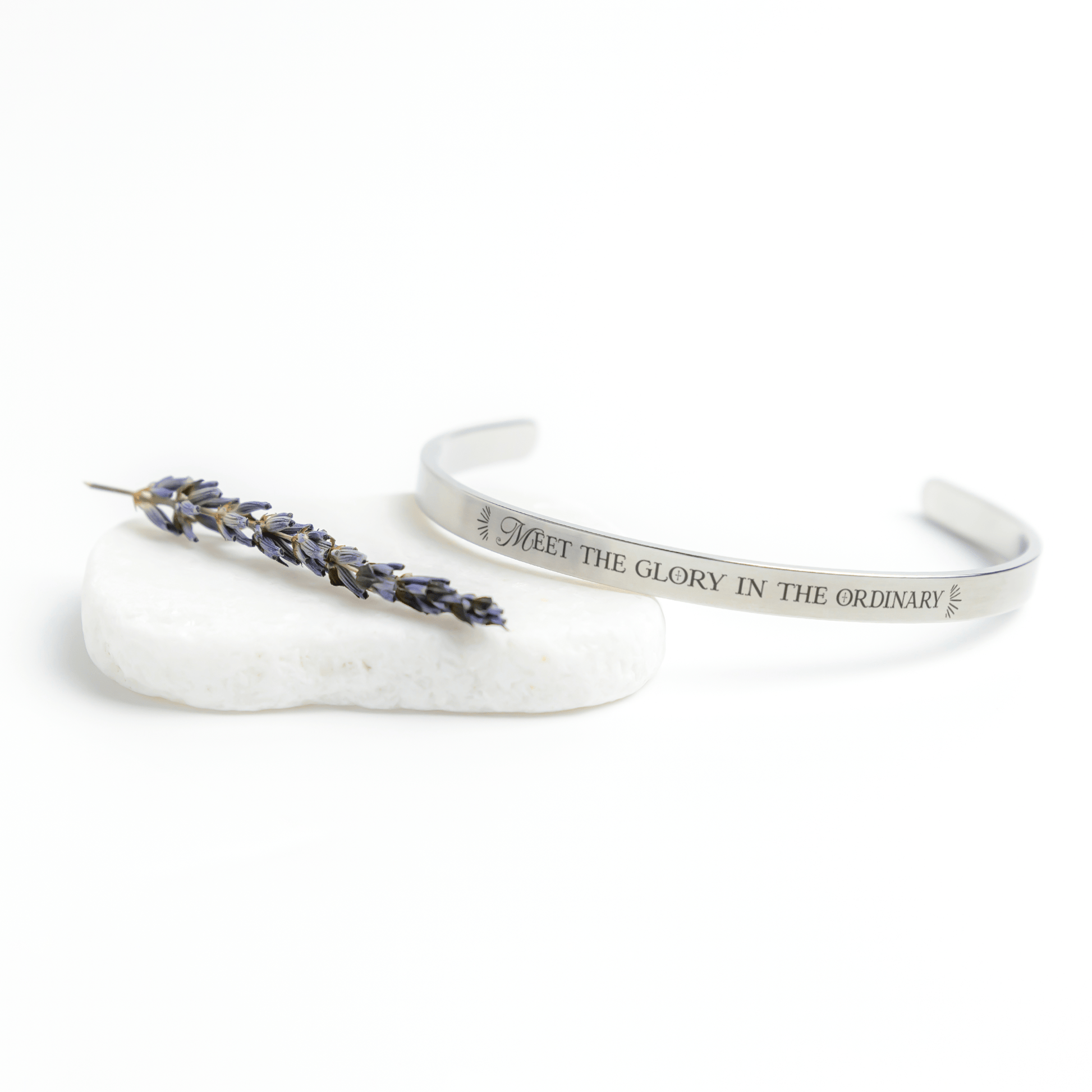 teelaunch Jewelry Silver Meet the Glory in the Ordinary