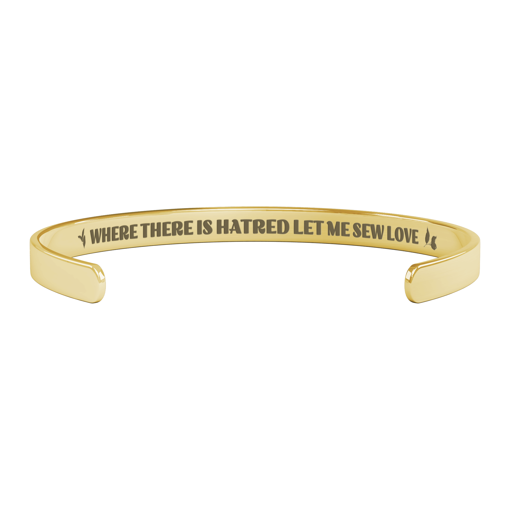 teelaunch Jewelry St. Francis Cuff Bracelet