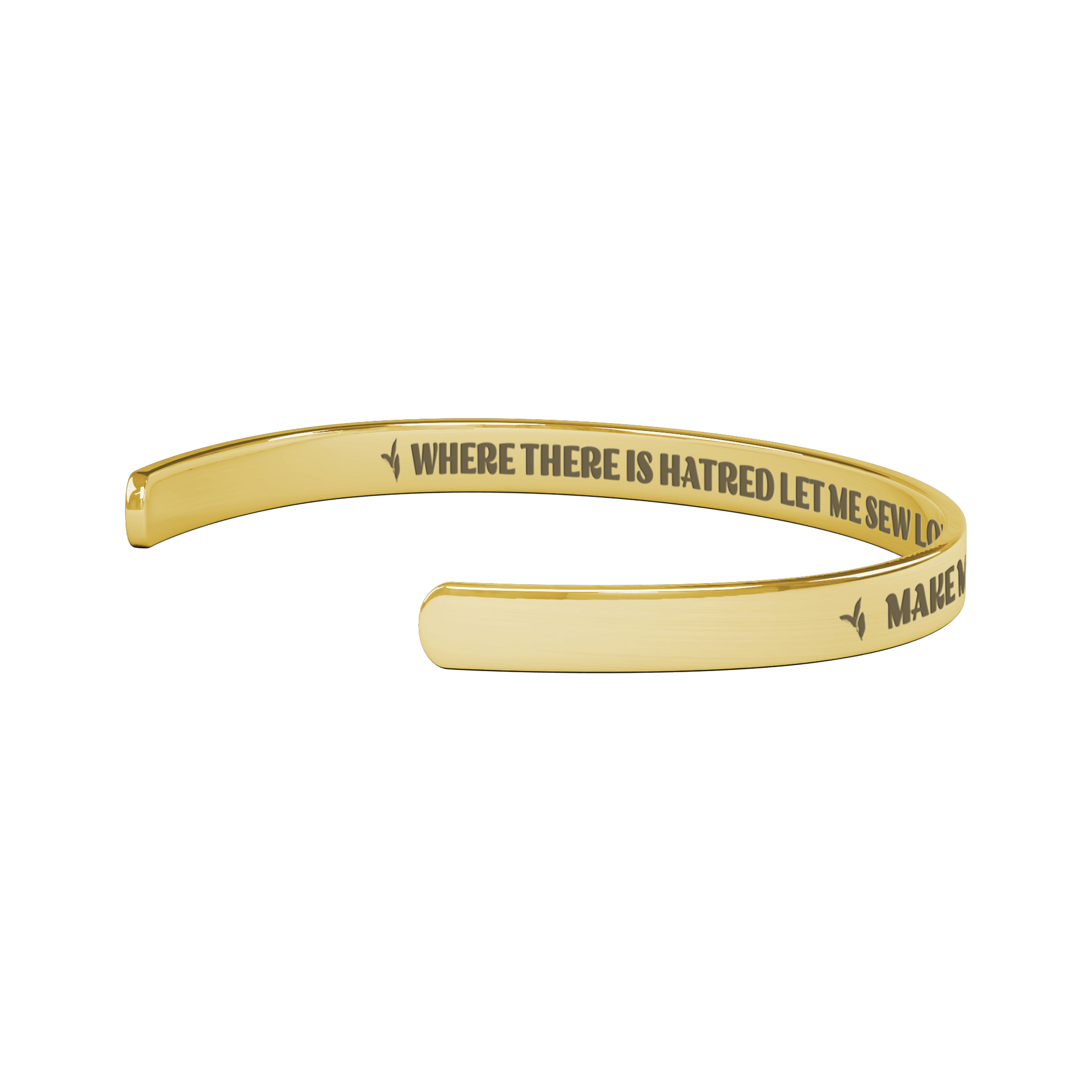 teelaunch Jewelry St. Francis Cuff Bracelet