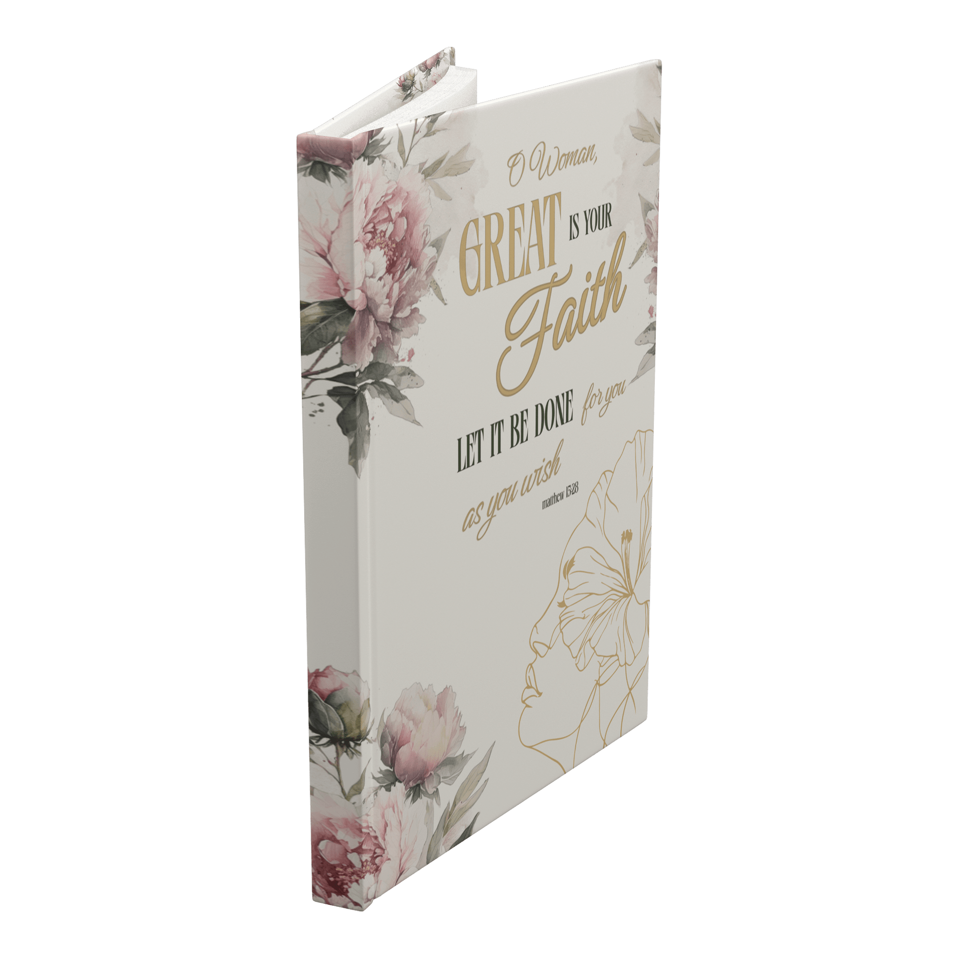 teelaunch Notebooks Great is Your Faith Hardcover Prayer Journal