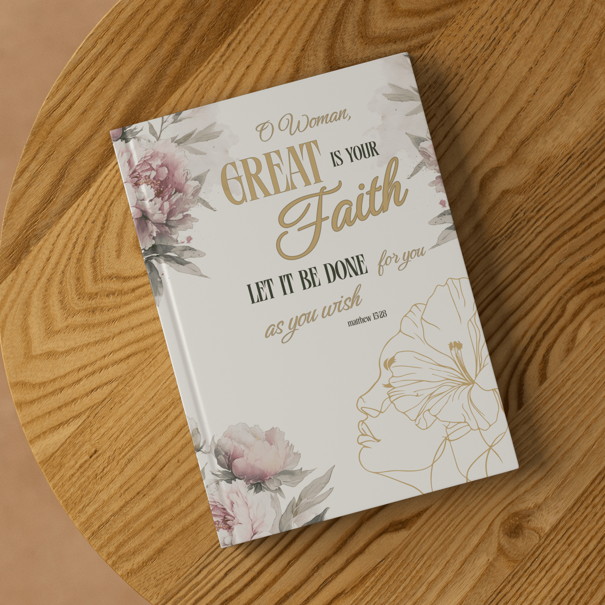 teelaunch Notebooks Great is Your Faith Hardcover Prayer Journal