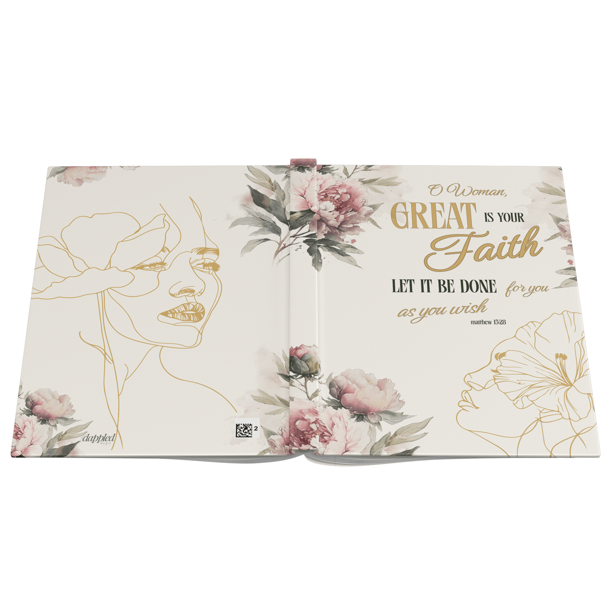 teelaunch Notebooks Great is Your Faith Hardcover Prayer Journal