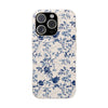 Totus Tuus Blue Floral Biodegradable Phone Case