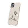 Fiat Mihi Eco-Friendly Biodegradable Phone Case with Floral Design