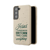 Jesus Surrender Prayer - Biodegradable Phone Case