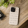 Be Not Afraid in Pope John Paul II's  Handwriting | Biodegradable Phone Case