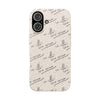 Pope Leo Papal Motto "in ill uno unum" Biodegradable Phone Case — Beige Eco-Friendly Protective Case