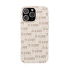 Its Ad Joseph Biodegradable Phone Case — Minimal Eco-Friendly St. Joseph Pattern